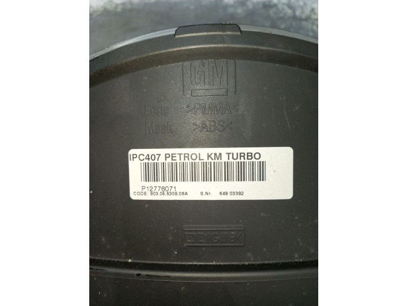 Recambio de cuadro instrumentos para saab 9-3 cabrio 2.0 cat referencia OEM IAM 90305530508A 64903392 P12776071 2002