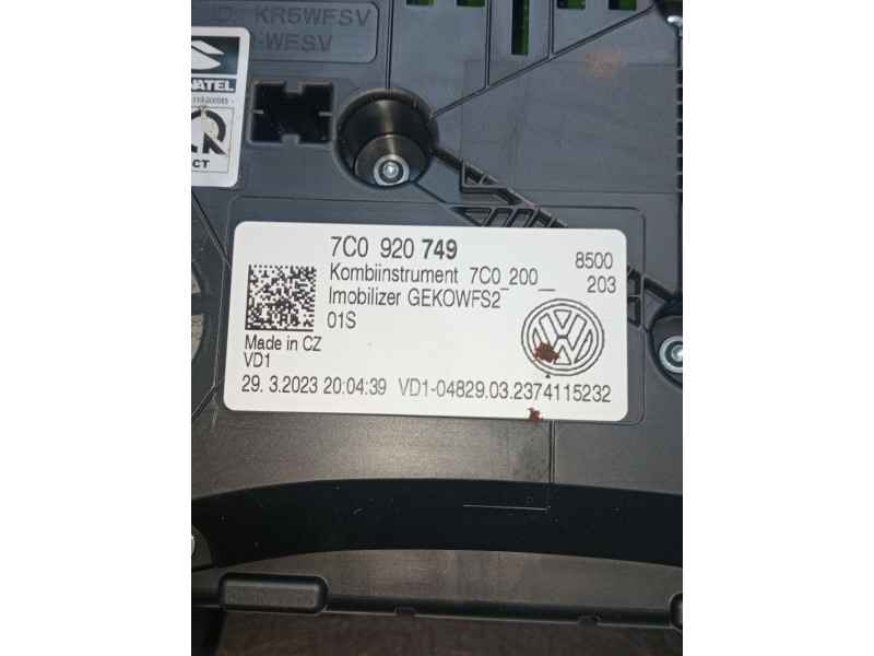 Recambio de cuadro instrumentos para volkswagen crafter caja/chasis (sz_) 2.0 tdi referencia OEM IAM 7C0920749  2022