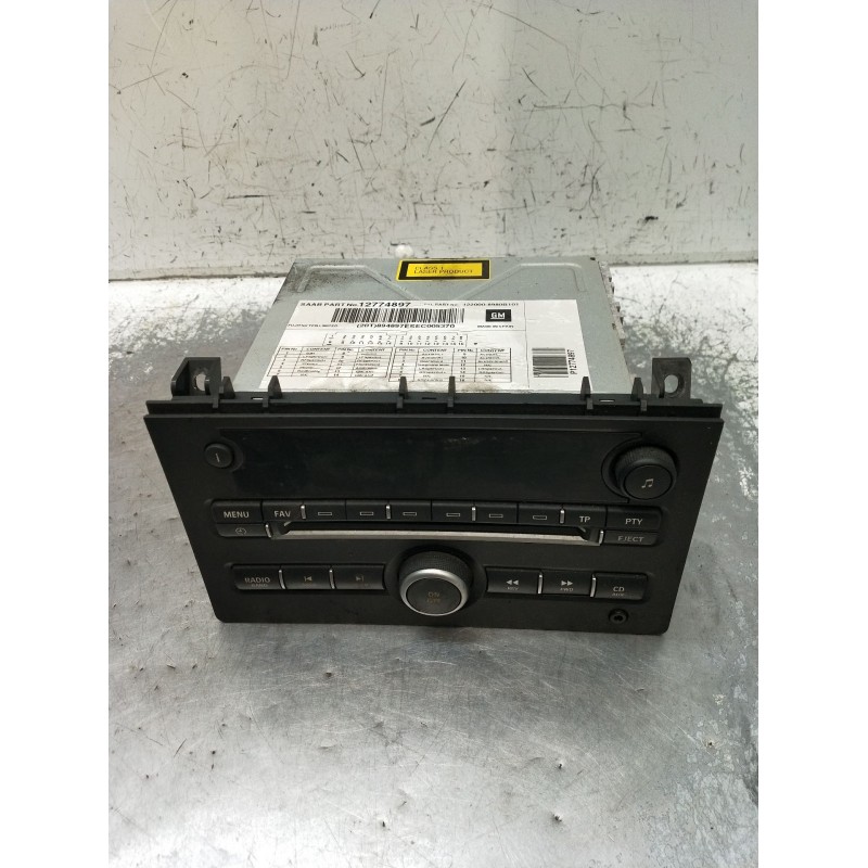Recambio de sistema audio / radio cd para saab 9-3 cabrio 2.0 cat referencia OEM IAM 12774897 1220008980B101 2002