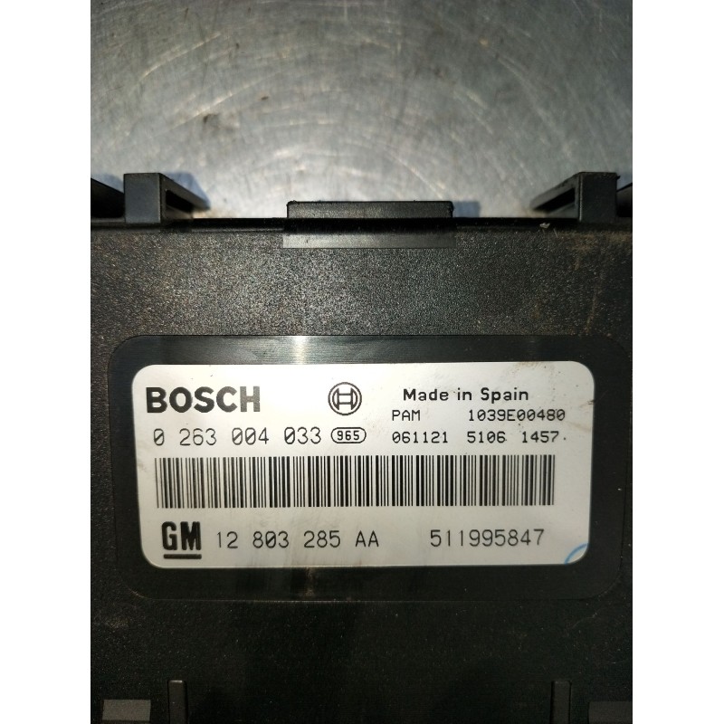 Recambio de modulo electronico para saab 9-3 cabrio 2.0 cat referencia OEM IAM 0263004033 12803285AA 1039E00480 2002