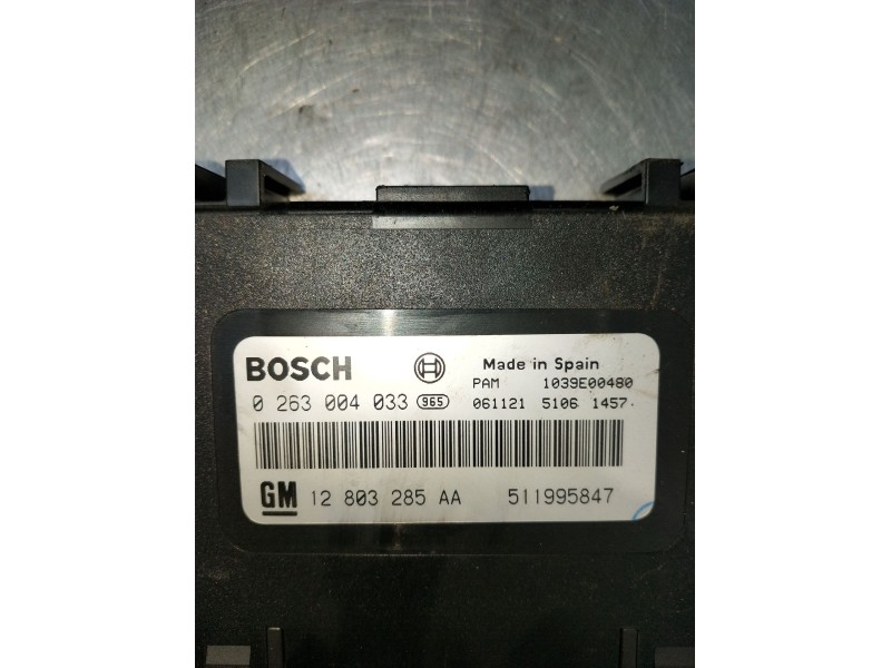 Recambio de modulo electronico para saab 9-3 cabrio 2.0 cat referencia OEM IAM 0263004033 12803285AA 1039E00480 2002