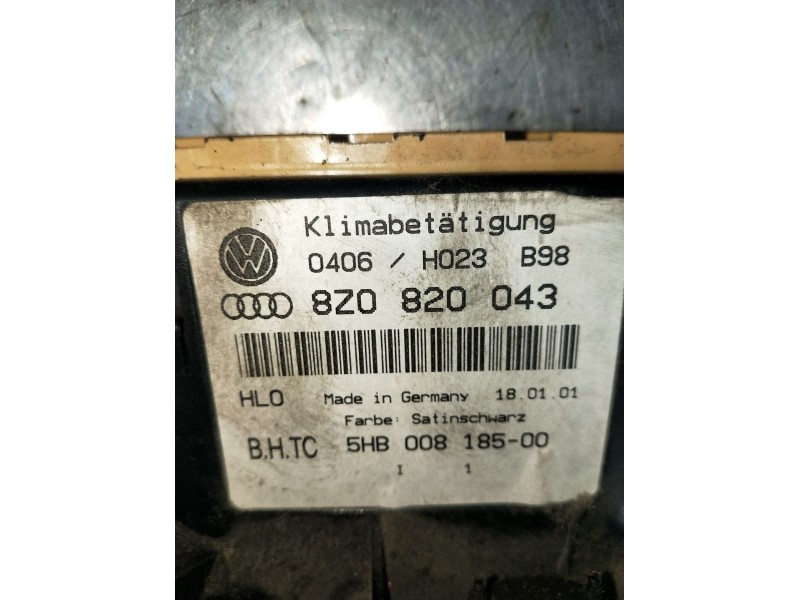 Recambio de motor calefaccion para audi a2 (8z0) 1.4 tdi referencia OEM IAM 8Z0820043 5HB00818500 2000