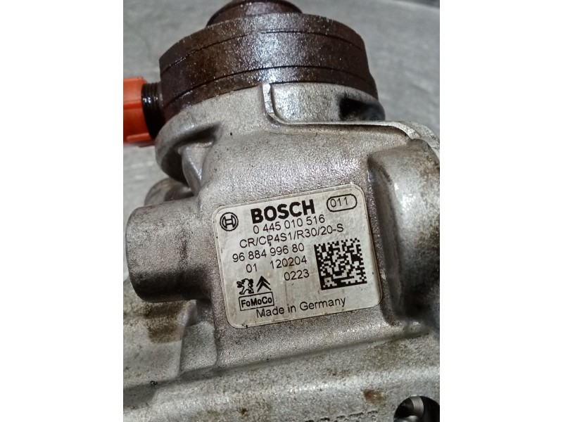 Recambio de bomba inyeccion para peugeot partner furgoneta/monovolumen 1.6 hdi / bluehdi 75 referencia OEM IAM   BOSCH