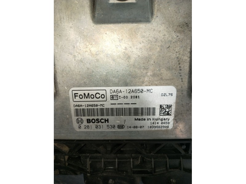 Recambio de centralita motor uce para ford fiesta vi (cb1, ccn) 1.5 tdci referencia OEM IAM 0281031530 DA6A12A650MC 1039S62906 2