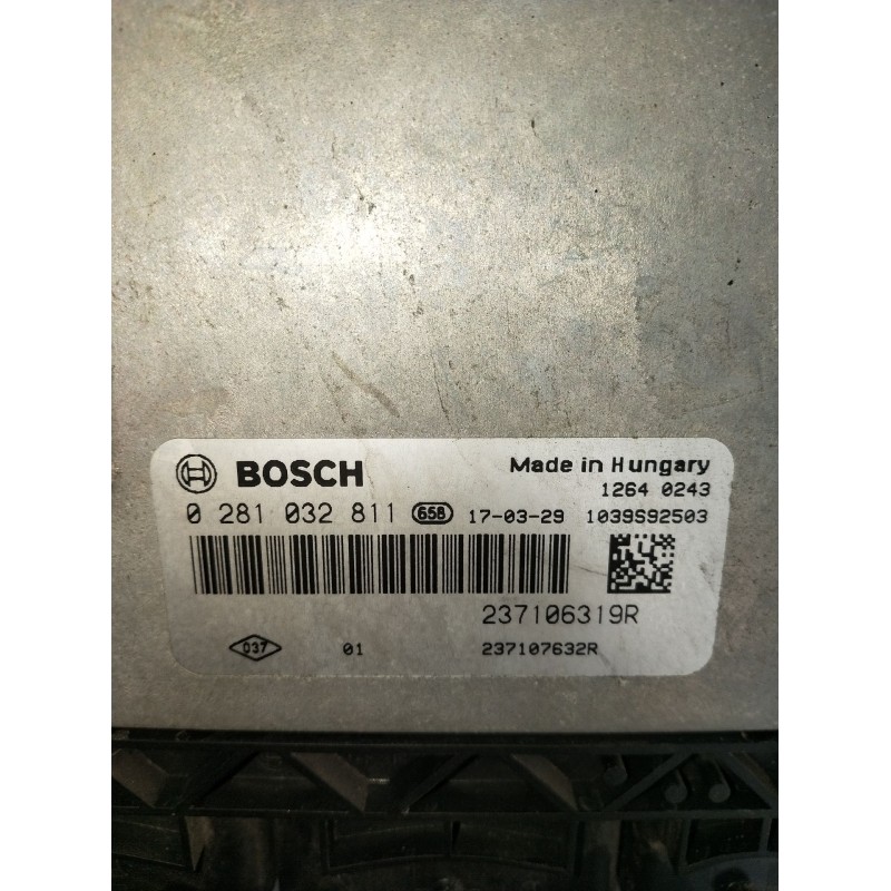 Recambio de centralita motor uce para dacia dokker monospace (ke_) 1.5 dci (keaj, keah) referencia OEM IAM 0281032811 237106319R
