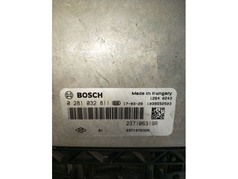 Recambio de centralita motor uce para dacia dokker monospace (ke_) 1.5 dci (keaj, keah) referencia OEM IAM 0281032811 237106319R