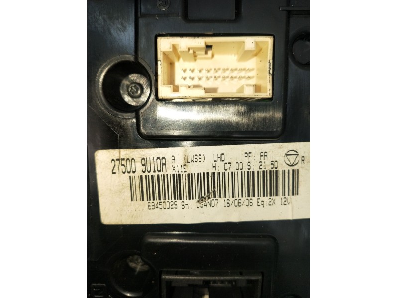 Recambio de mando calefaccion / aire acondicionado para nissan note (e11, ne11) 1.5 dci referencia OEM IAM 275009U10A 69450029 2