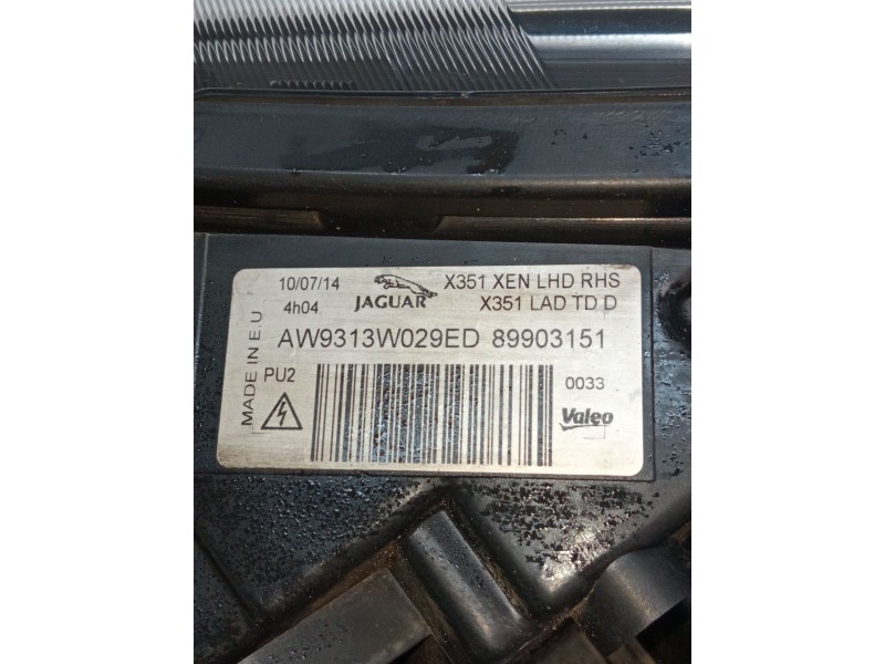 Recambio de faro derecho para jaguar xj luxury referencia OEM IAM   