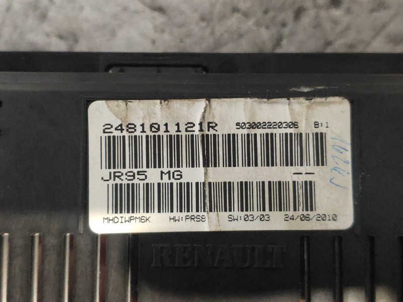 Recambio de cuadro instrumentos para renault scenic iii authentique referencia OEM IAM 248101121R 503002220306 