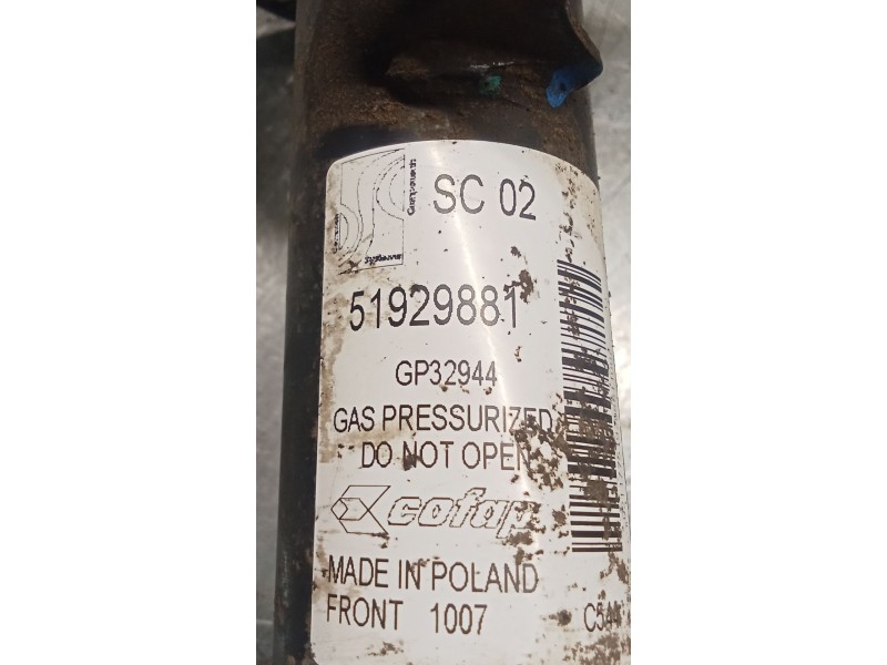 Recambio de amortiguador delantero derecho para citroën nemo furgoneta/monovolumen (aa_) 1.3 bluehdi 80 referencia OEM IAM 51929