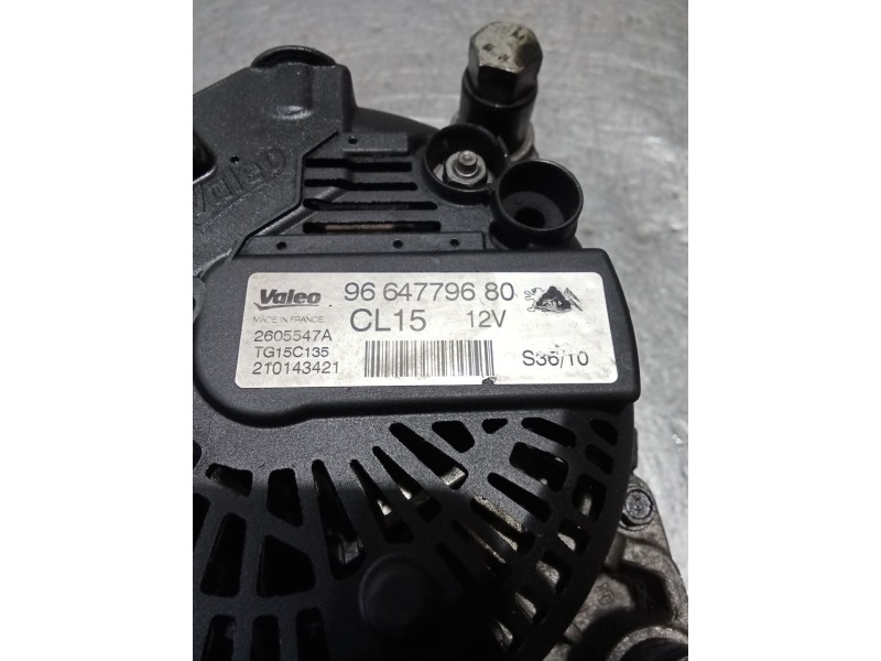 Recambio de alternador para citroën c4 ii (nc_) 1.6 hdi 110 referencia OEM IAM 9664779680 2605547A TG15C135