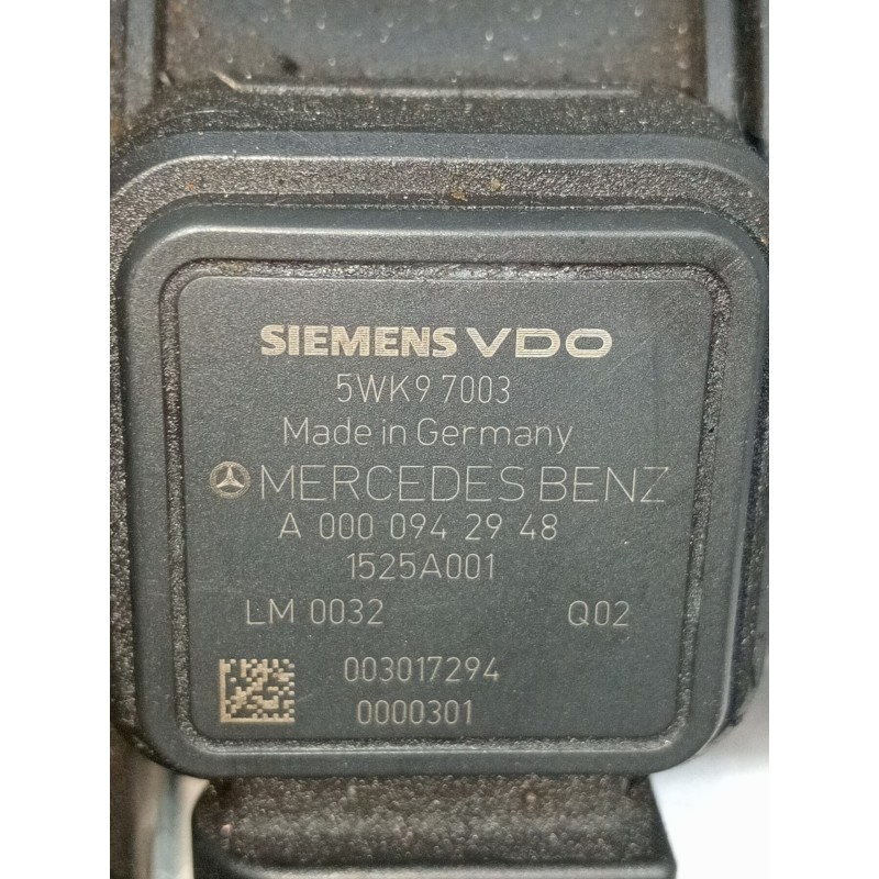 Recambio de caudalimetro para mercedes-benz clase b sports tourer (w245) b 200 cdi (245.208) referencia OEM IAM A0000942948 5WK9