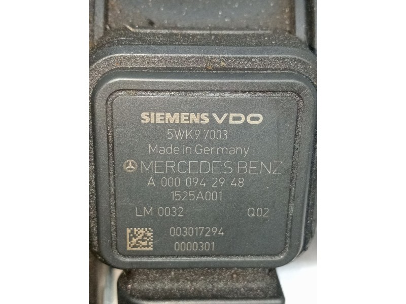 Recambio de caudalimetro para mercedes-benz clase b sports tourer (w245) b 200 cdi (245.208) referencia OEM IAM A0000942948 5WK9