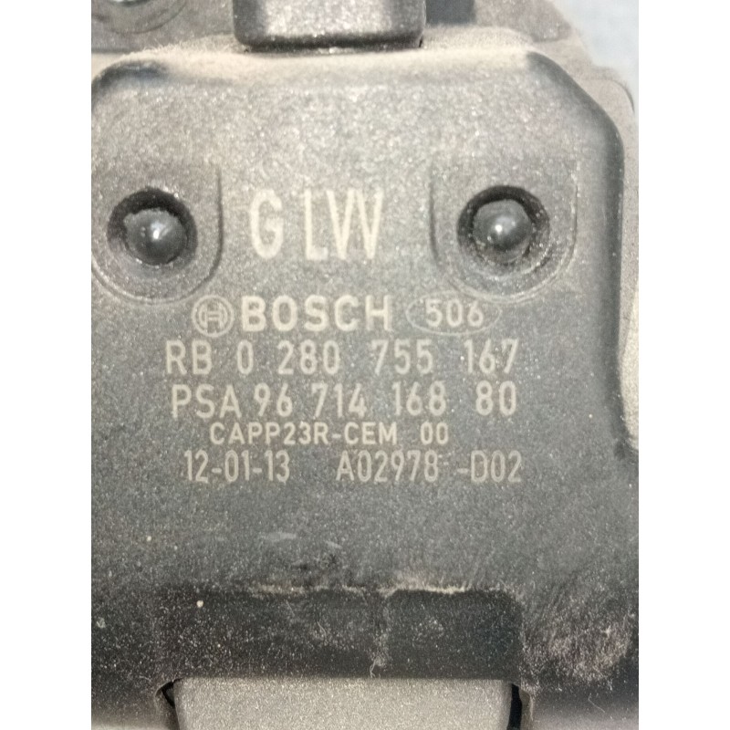 Recambio de potenciometro pedal para peugeot partner furgoneta/monovolumen 1.6 hdi / bluehdi 75 referencia OEM IAM 0280755167 96