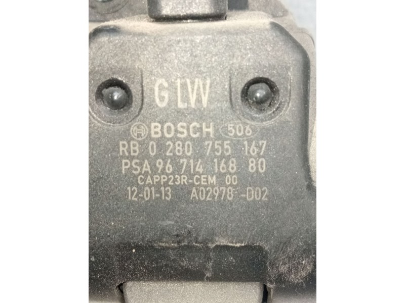 Recambio de potenciometro pedal para peugeot partner furgoneta/monovolumen 1.6 hdi / bluehdi 75 referencia OEM IAM 0280755167 96