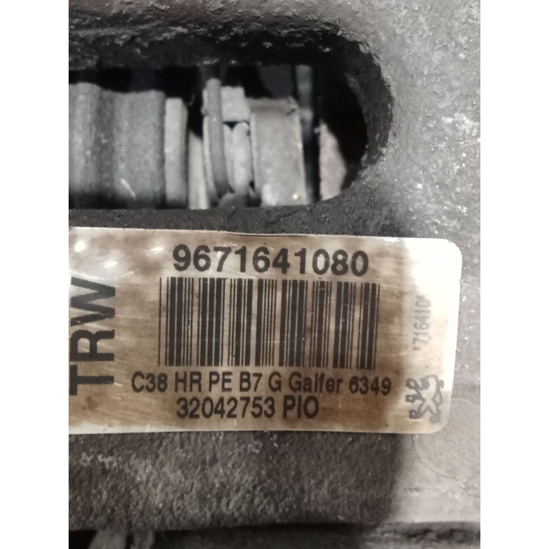 Recambio de pinza freno trasera izquierda para citroën c4 ii (nc_) 1.6 hdi 110 referencia OEM IAM 9671641080  