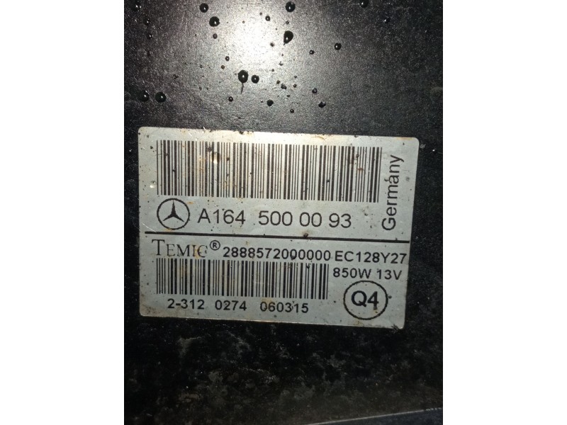 Recambio de electroventilador para mercedes-benz clase m (w164) ml 320 cdi 4-matic (164.122) referencia OEM IAM A1645000093  200