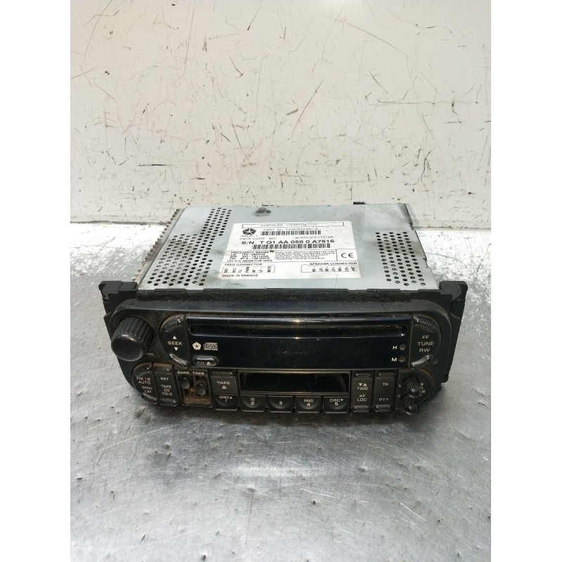Recambio de sistema audio / radio cd para jeep gr.cherokee (wj/wg) 3.1 td cat referencia OEM IAM P04858543ADA TQ1AA0560A7516 177