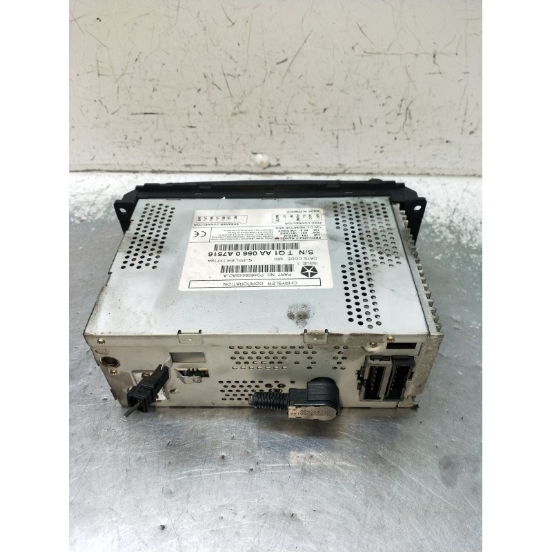 Recambio de sistema audio / radio cd para jeep gr.cherokee (wj/wg) 3.1 td cat referencia OEM IAM P04858543ADA TQ1AA0560A7516 177