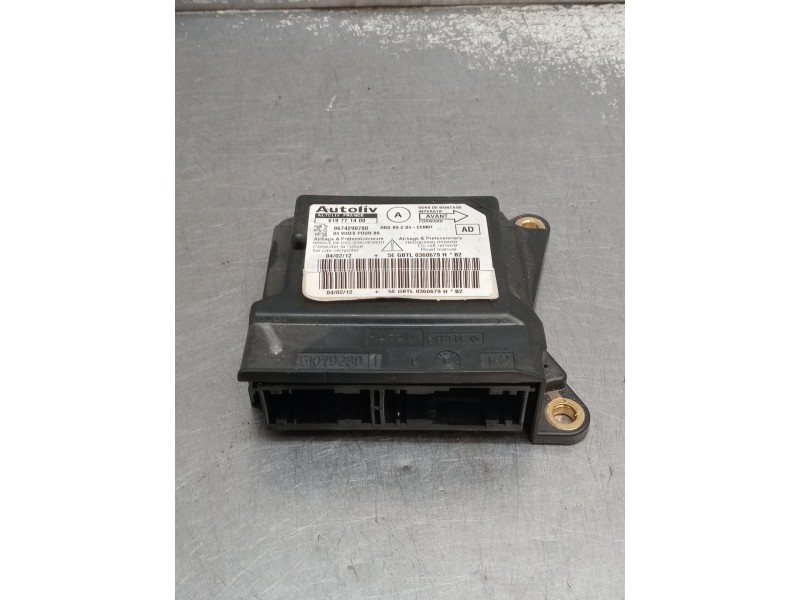 Recambio de centralita airbag para peugeot partner furgoneta/monovolumen 1.6 hdi / bluehdi 75 referencia OEM IAM 9674290780 6197
