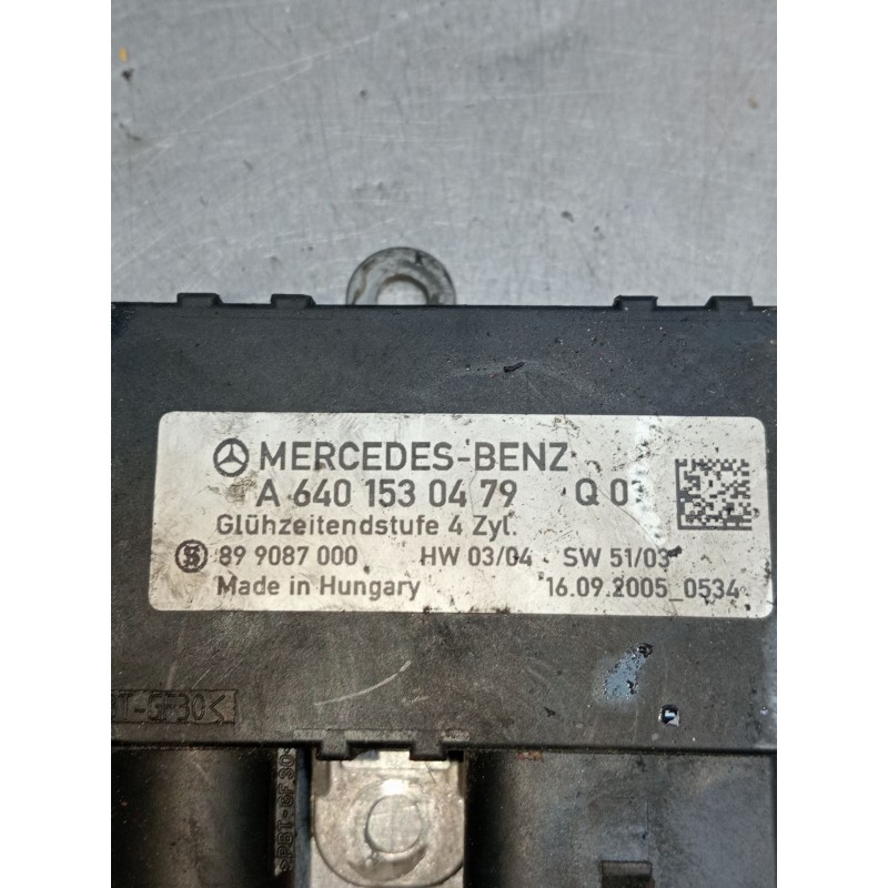 Recambio de caja precalentamiento para mercedes-benz clase b sports tourer (w245) b 200 cdi (245.208) referencia OEM IAM A640153