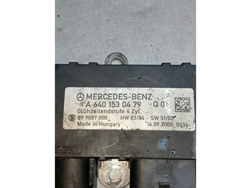 Recambio de caja precalentamiento para mercedes-benz clase b sports tourer (w245) b 200 cdi (245.208) referencia OEM IAM A640153