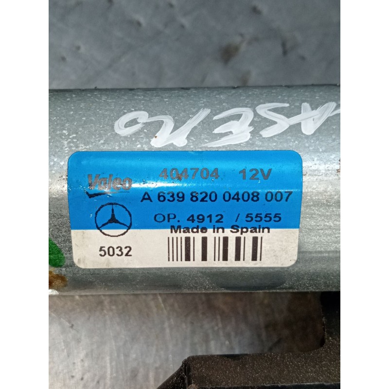 Recambio de motor limpia trasero para mercedes-benz viano (w639) cdi 2.2 (639.811, 639.813, 639.815, 639.711, 639.713) referenci
