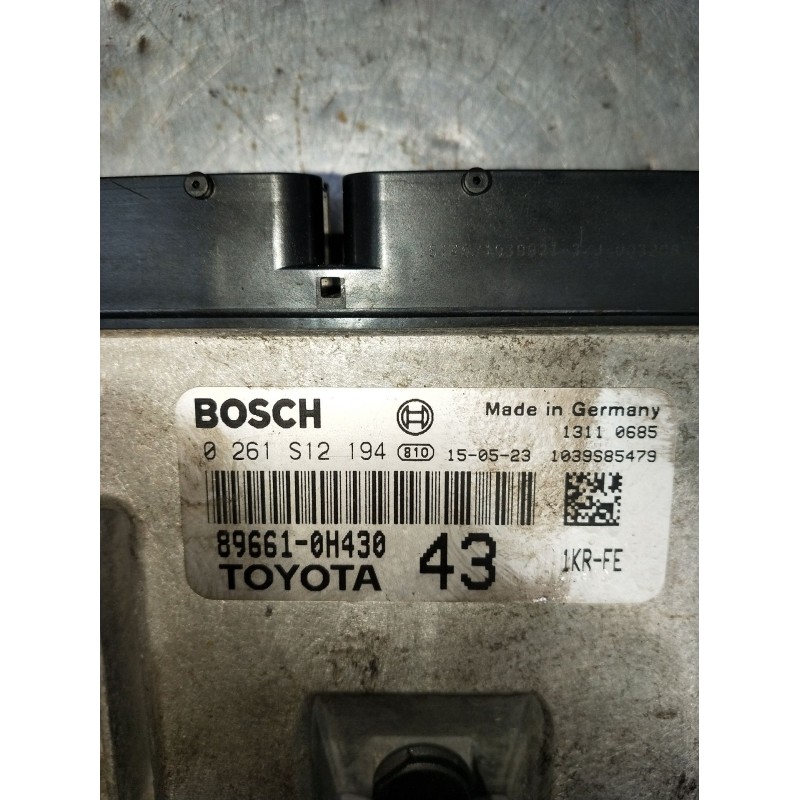 Recambio de centralita motor uce para toyota aygo (_b4_) 1.0 (kgb40) referencia OEM IAM 0261S12194 896610H430 1039S85479 2014