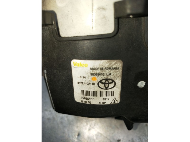 Recambio de faro antiniebla izquierdo para toyota aygo (_b4_) 1.0 (kgb40) referencia OEM IAM 90068710 812202110 2014