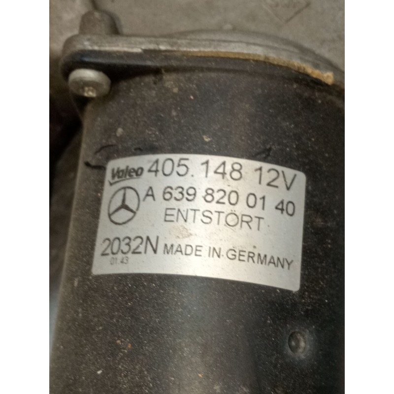 Recambio de motor limpia delantero para mercedes-benz viano (w639) cdi 2.2 (639.811, 639.813, 639.815, 639.711, 639.713) referen