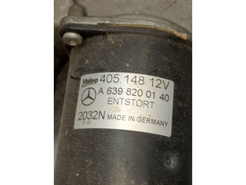 Recambio de motor limpia delantero para mercedes-benz viano (w639) cdi 2.2 (639.811, 639.813, 639.815, 639.711, 639.713) referen