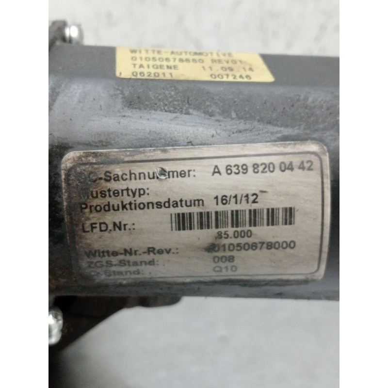 Recambio de modulo electronico para mercedes-benz viano (w639) cdi 2.2 (639.811, 639.813, 639.815, 639.711, 639.713) referencia 