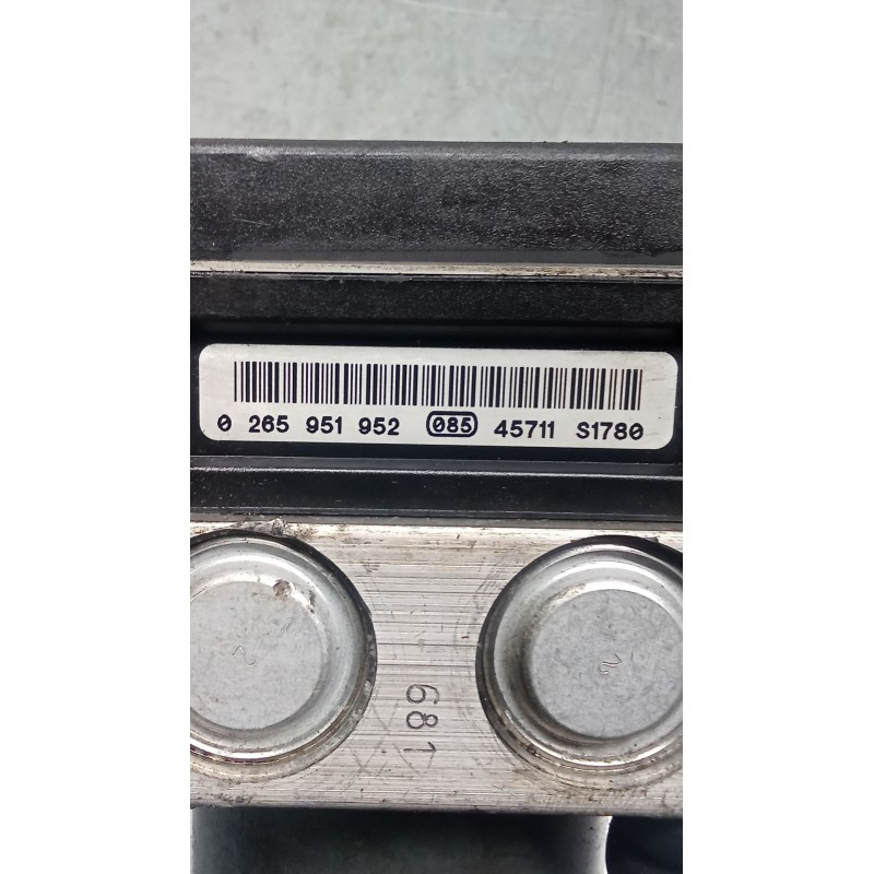 Recambio de abs para citroën berlingo furgoneta/monovolumen (b9) 1.6 hdi / bluehdi 75 referencia OEM IAM 0265951952 0265252222 9