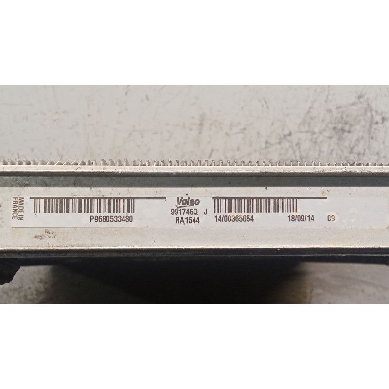 Recambio de radiador agua para citroën berlingo furgoneta/monovolumen (b9) 1.6 hdi / bluehdi 75 referencia OEM IAM 9680533480  0