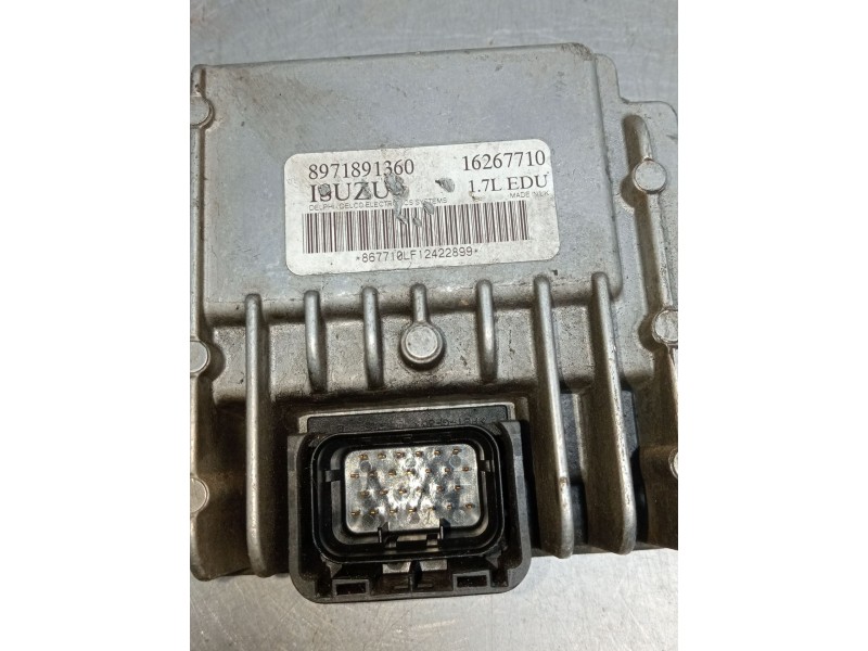 Recambio de centralita motor uce para opel combo furgoneta/monovolumen 1.7 di 16v referencia OEM IAM 8971891360 16267710 2001