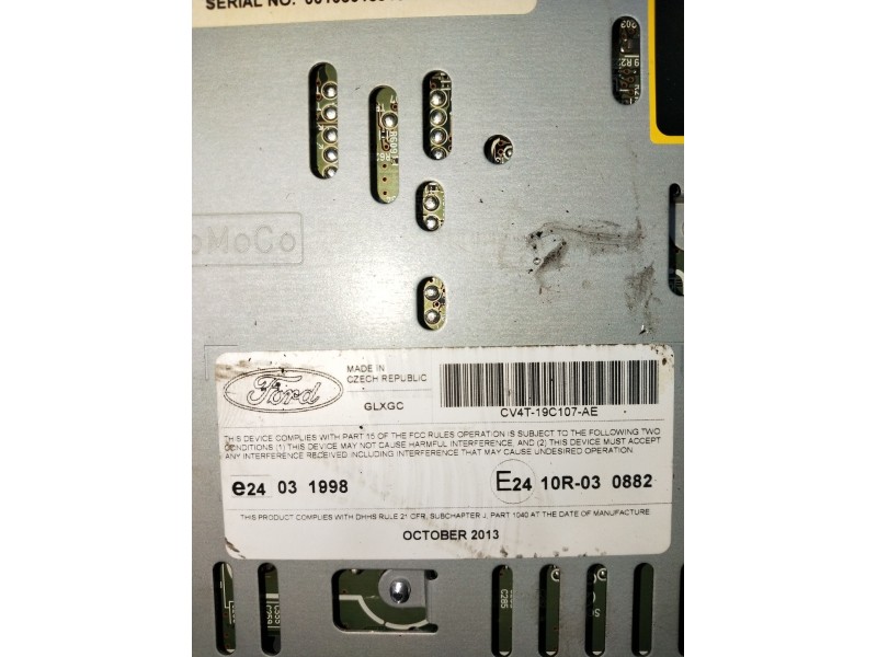 Recambio de sistema audio / radio cd para ford kuga (cbs) trend referencia OEM IAM CV4T19C107AE  2013