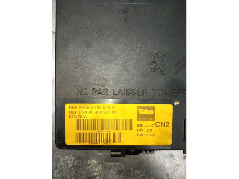 Recambio de caja reles / fusibles para citroën xsara (n1) 2.0 hdi 90 referencia OEM IAM 9646022780 73004511 2010