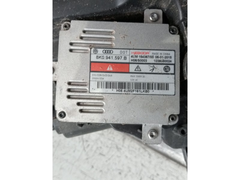 Recambio de faro derecho para audi a3 sportback (8va) ambiente referencia OEM IAM 8V0941044 1EL01074052 8V0941044 BI-XENON