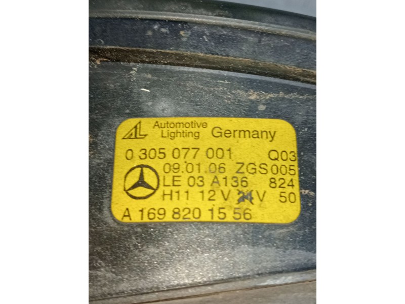 Recambio de faro antiniebla izquierdo para mercedes-benz clase m (w164) ml 320 cdi 4-matic (164.122) referencia OEM IAM 03050770