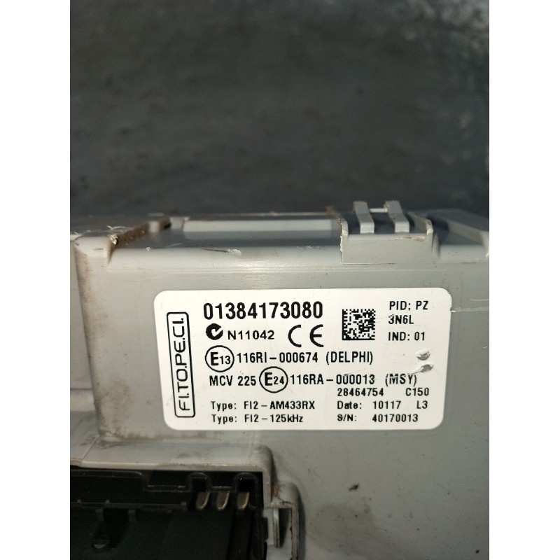 Recambio de caja reles / fusibles para citroën nemo furgoneta/monovolumen (aa_) 1.3 bluehdi 80 referencia OEM IAM 01384173080 11
