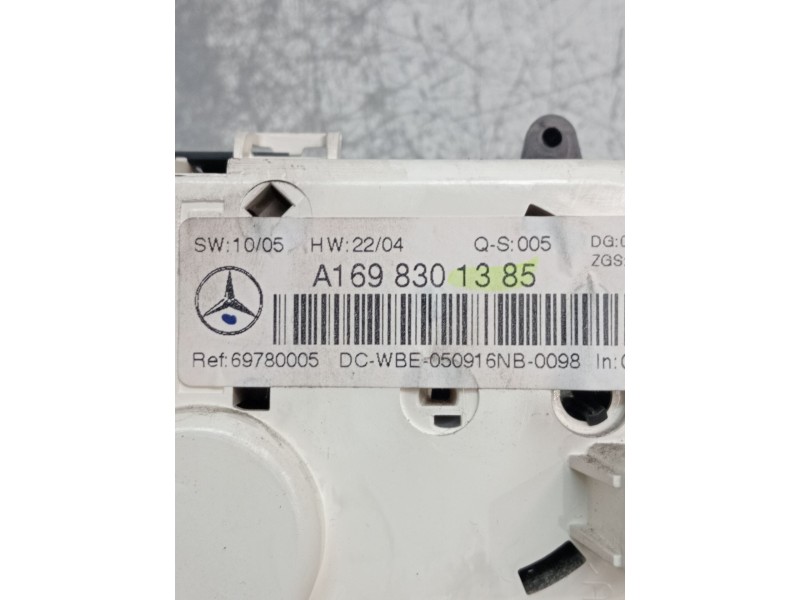 Recambio de mando calefaccion / aire acondicionado para mercedes-benz clase b sports tourer (w245) b 200 cdi (245.208) referenci