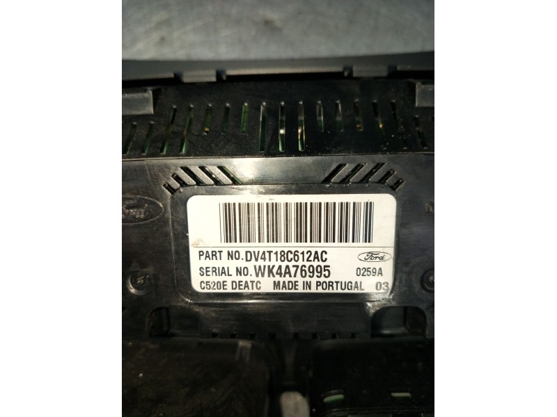 Recambio de mando calefaccion / aire acondicionado para ford kuga (cbs) trend referencia OEM IAM DV4T18C612AC WK4A76995 2013