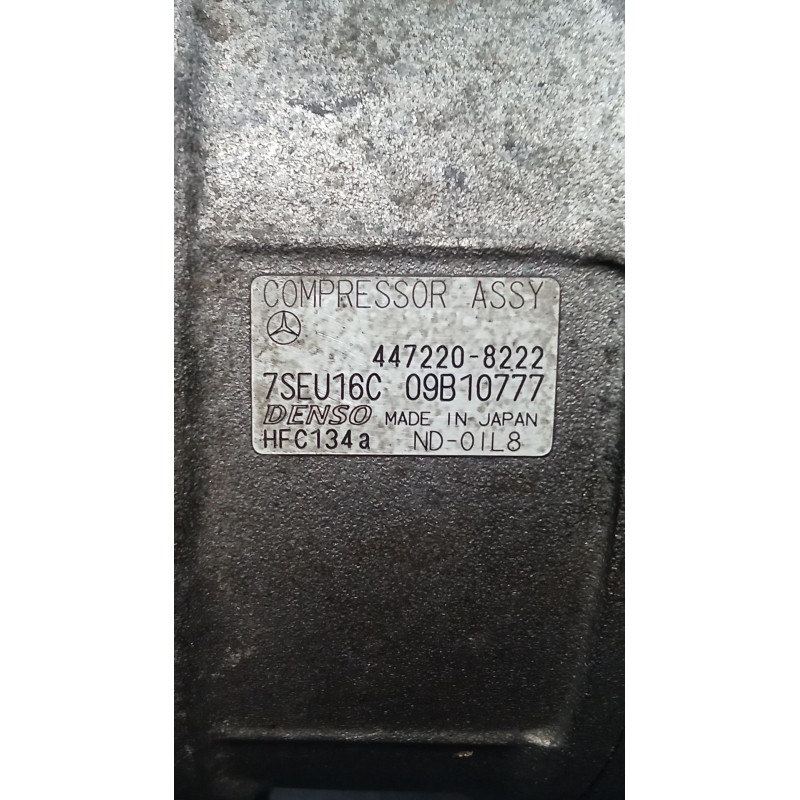 Recambio de compresor aire acondicionado para mercedes-benz clase c (w203) c 220 cdi (203.006) referencia OEM IAM 4472208222  00
