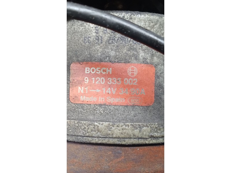 Recambio de alternador para nissan serena (c23) 2.3 d referencia OEM IAM 9120335002 INCORPORA DEPRESOR 90A 92