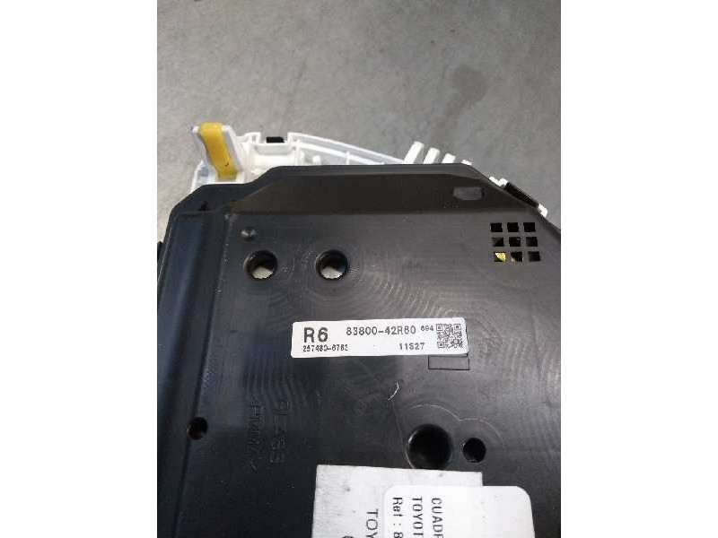 Recambio de cuadro instrumentos para toyota rav 4 advance hybrid referencia OEM IAM 8380042R60 2574806763 R6