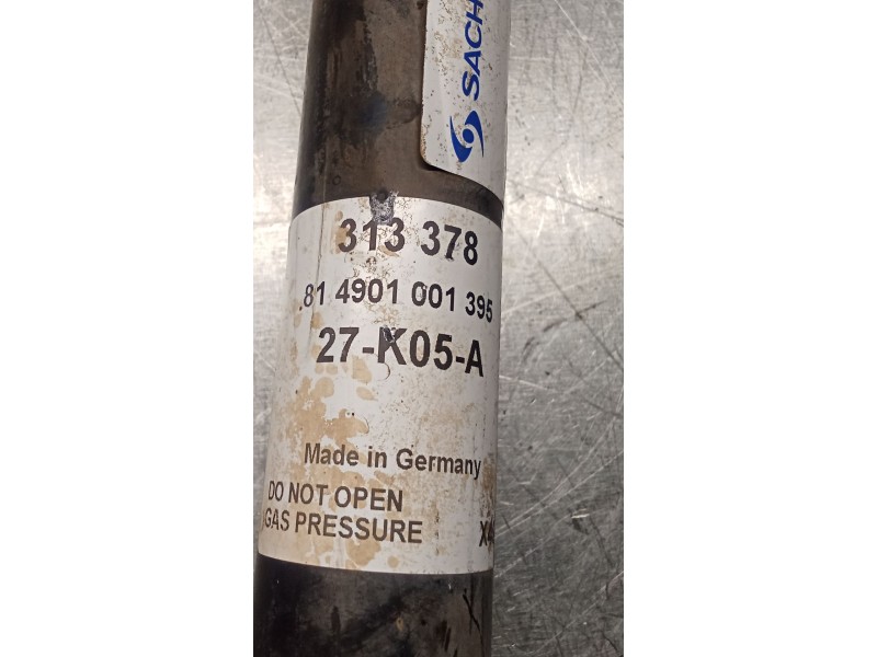 Recambio de amortiguador delantero izquierdo para skoda rapid (nh3, nk3, nk6) 1.6 tdi referencia OEM IAM 313378 814901001395 12