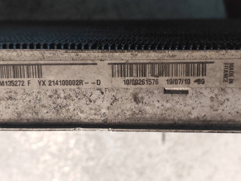 Recambio de radiador agua para renault scenic iii authentique referencia OEM IAM 214100002RD M135272F 