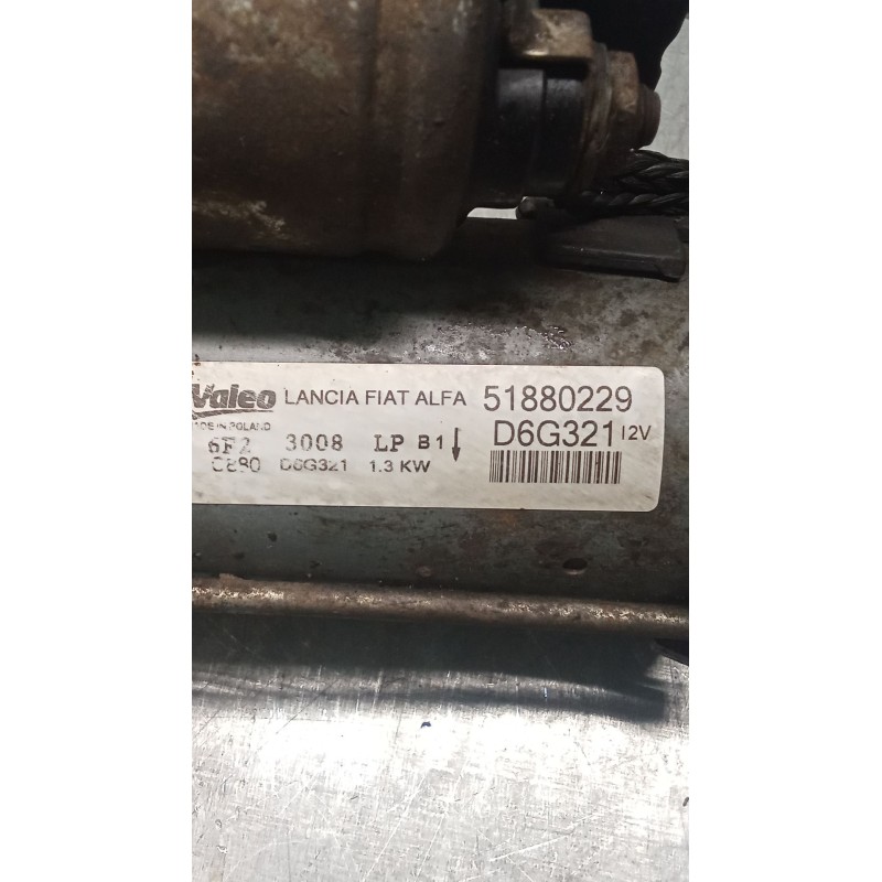 Recambio de motor arranque para fiat doblo cargo (263_) 1.3 d multijet referencia OEM IAM 51880229  10