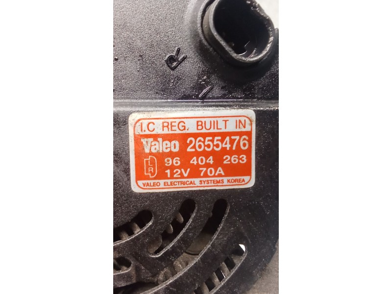 Recambio de alternador para daewoo kalos (klas) 1.2 referencia OEM IAM 96404263 2655476 02