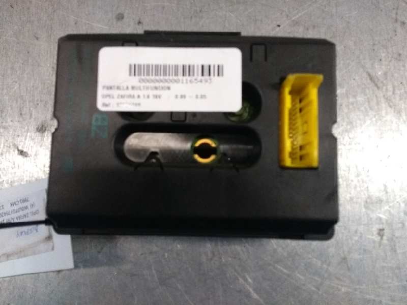 Recambio de pantalla multifuncion para opel zafira a 1.6 16v referencia OEM IAM 13106248   Recambio de pantalla multifuncion para opel zafira a 1.6 16v referencia OEM IAM 13106248